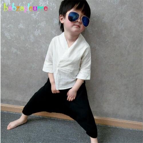 Autumn Chinese Style Baby Girls Boutique Clothing Toddler Boys Tracksuit T-shirt+Harem pants 2PCS/Suit Fashion Kids Clothes A005