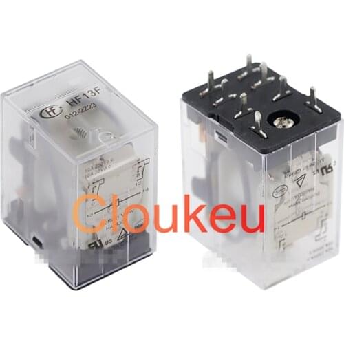 25Pcs Relay JQX-13F- HF13F-005 012 024-2Z23 5V 12V 24V 10A 8pin