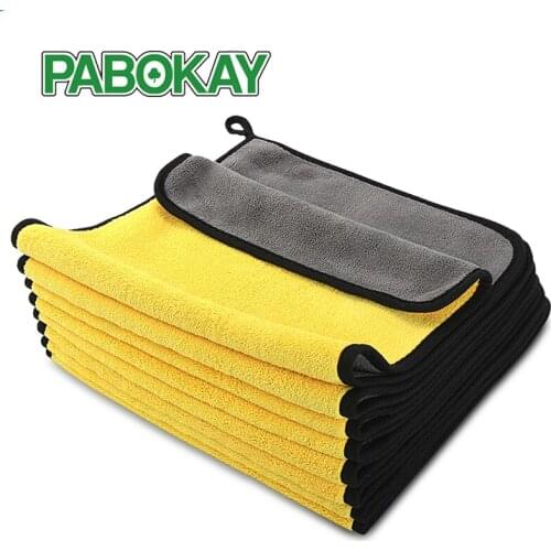 3/5/10 pcs Extra Soft Car Wash Microfiber Towel Car Cleaning Drying Cloth Car Care Cloth Detailing Car WashTowel not Scrat