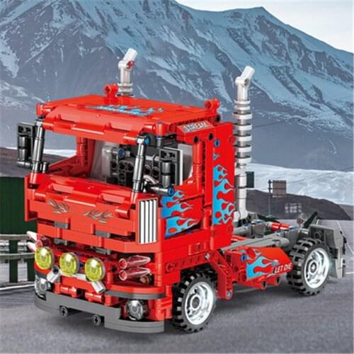 616pcs Kaizhi KY1033 Mechanical Engineer Truck Boy Assembled Model Building Block Toy Gifts