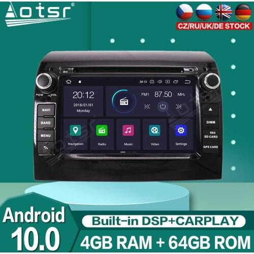 For FIAT Ducato 2011-2015 Android 10.0 Auto Stereo Audio Carplay Radio Car Multimedia Player GPS Navigation Tape Recorder