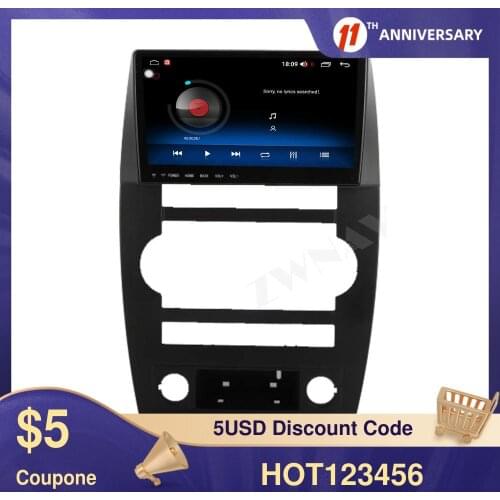 For JEEP Commander Android 10.0 Car Radio GPS Navigator Unit Car Multimedia Player Auto Radio Stereo Head Unit Radio Recorder