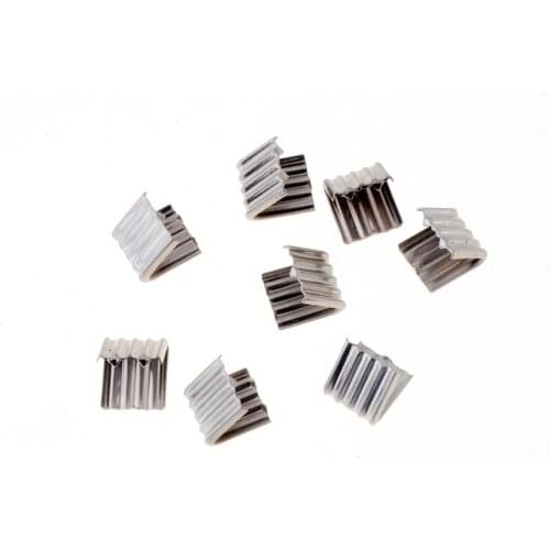 Free Shipping 50PCS Metal Zipper Repair Up Zipper Stopper For DIY Accessories Tailor Tools 12x13mmm