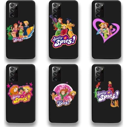 Cartoon totally spies Phone Case For Samsung Galaxy Note20 ultra 7 8 9 10 Plus lite M51 M21 M31 J8 2018 Prime
