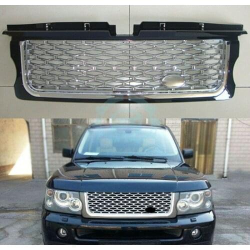 For R Rover Sport 2005-2009 DHB50044LEP High quality Grille Black Frame Electroplating Net