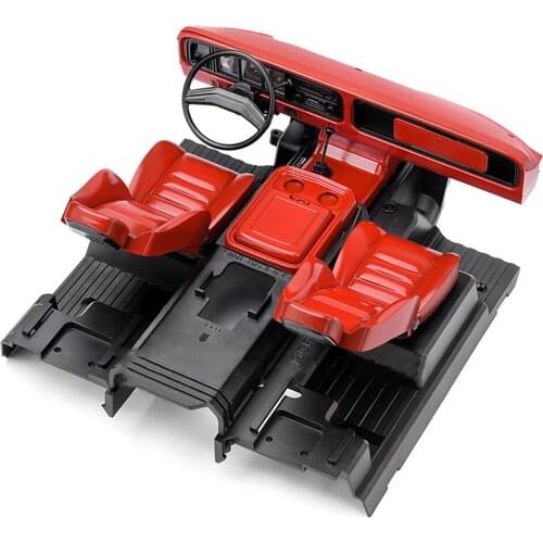 Simulation Cockpit Center Control Seat Interior Kit for 1/10 Traxxas BRONCO RC Car Parts Accessories