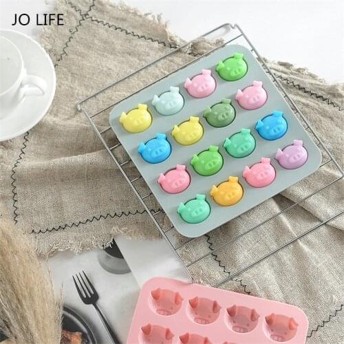 JO LIFE Lovely Piggy Silicone Cake Decoration Tool Animal Cartoon Pig Cake Mold Chocolate Jelly Pudding Mould