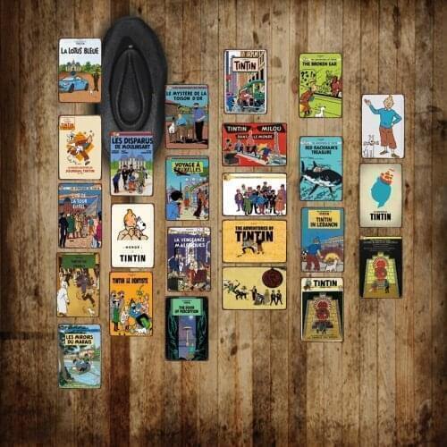 Cartoon Metal Tin Sign Wall Kids Room Coffee Shop Home Art Craft Tiki Bar Decor 30X20CM DU2995