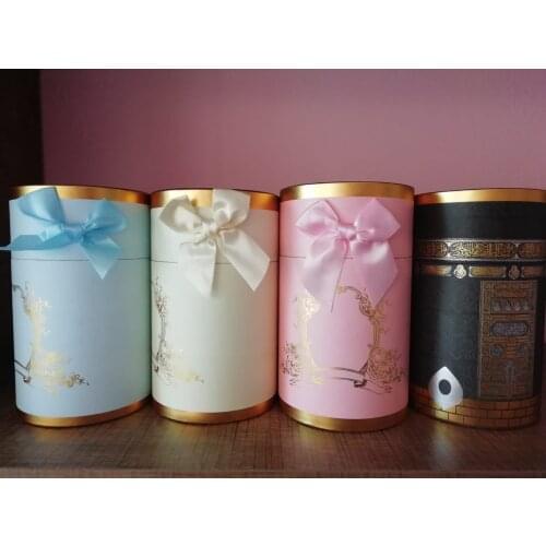 Muslim Prayer Rug Tesbih Set With Its Cylender Smart Box