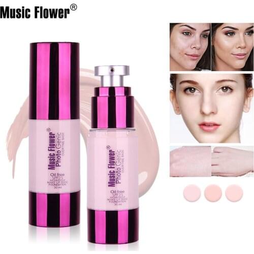 Music Flower Hot Selling New Products Korean-style Foundation Cream Natural Ruddy Soft Pink Skin Foundation Cream Makeup M2066