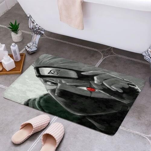 Hatake Kakashi Cheaper Anti-slip Modern Area Rugs Living Room Balcony Bathroom Printed Carpet Doormat Hallway Bath Mat