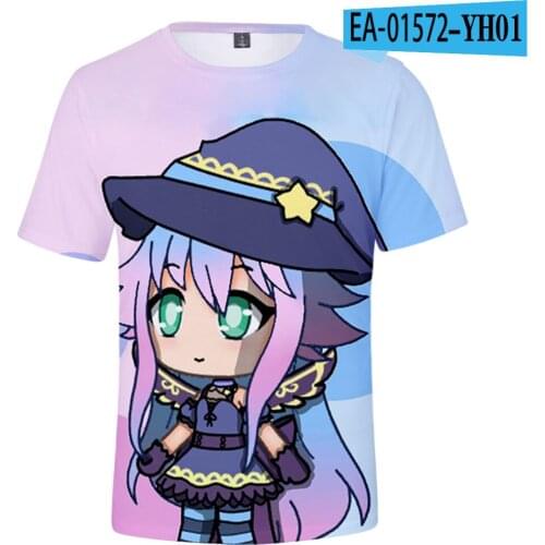 2020 New Gacha Life Tee Casual Short Sleeve T shirt 3D Print Adults Men Women Summer T Shirt Cartoon Gacha Life Clothes
