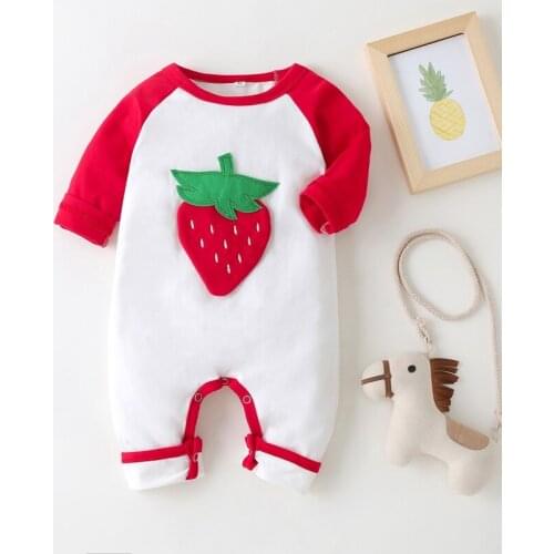 New Newborn Baby Clothes Boys Girls Striped Cotton Rabit Long Sleeve Spring Fall Rompers Kids Jumpsuit Playsuit Outfits 0-24M