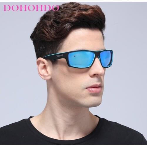 DOHOHDO New Men Polarized Sun Glasses Male Brand Car Driving Anti-Glare Sunglassses Vintage Outdoor Sport Fishing UV400 Goggles