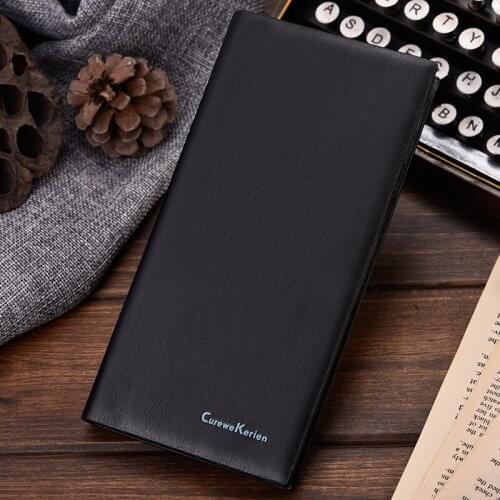 Wholesale Wallet Men Slim Leather Long Male Clutch Men Coin Purse Pocket Cartera Hombre Billetera Hombre 150PCS/lot