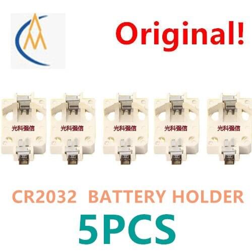 5PCS CR2032 patch CR2032 battery holder battery clip battery holder plastic battery holder
