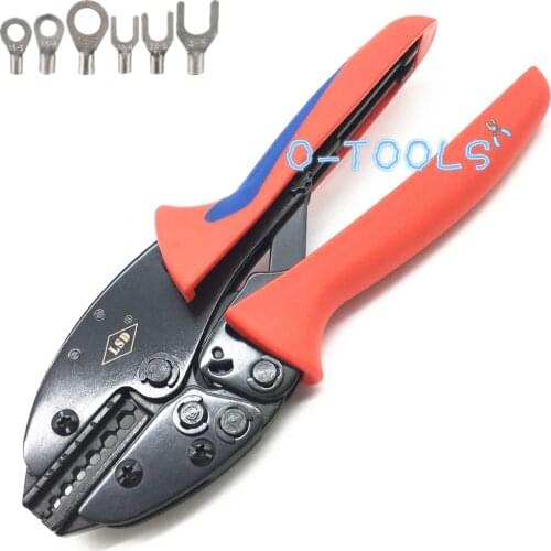 Cable connector lug 22-8AWG hand crimping tool S-110TX ratchet crimping pliers for non insulated terminals 1-10mm²