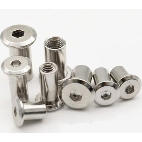 High-quality M6/M8 Nickel Plated carbon steel Hexagon Head Drive Furniture Connector Cap Nuts Furniture Fittings Fastener