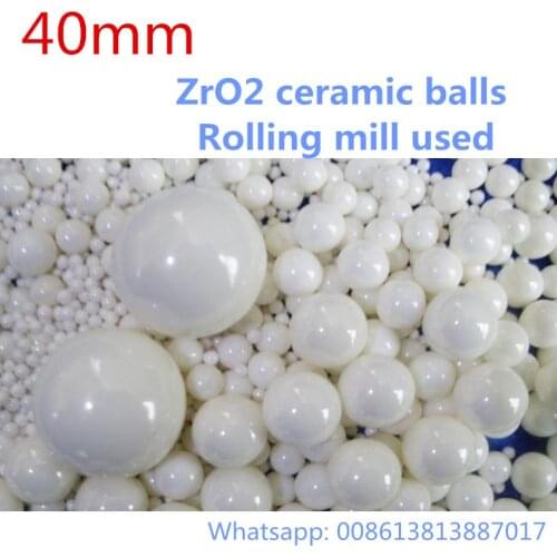 1kg/lot 40mm 20mm ball ZrO2 ceramic balls Zirconia balls used for Planetary mill Agitating mill roller mill Sanding mill machine