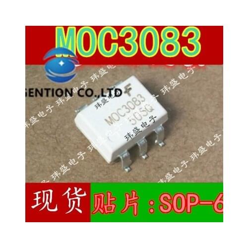 10PCS Optical coupling MOC3083 photoelectric coupler SOP-6 moc3083sr2m in stock 100% new and original