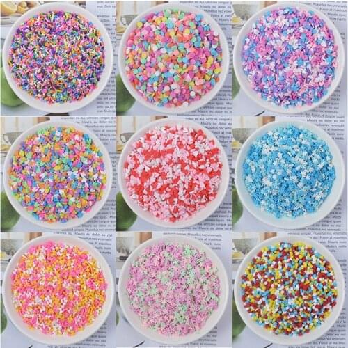 20g Polymer Clay Filler Acessories Sprinkles decoration DIY Supplies Fake chocolate Cake Dessert Mud Particles Toy