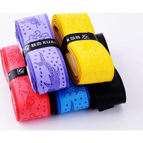 5 Colors Antiskid Fishing Rod Handle Cover Overgrips Breathable Fish Pole Wrapped Sweatband