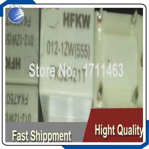 Free Shipping 10PCS USED HFKW 012-1ZW (555) T78-1C-12V YF0923