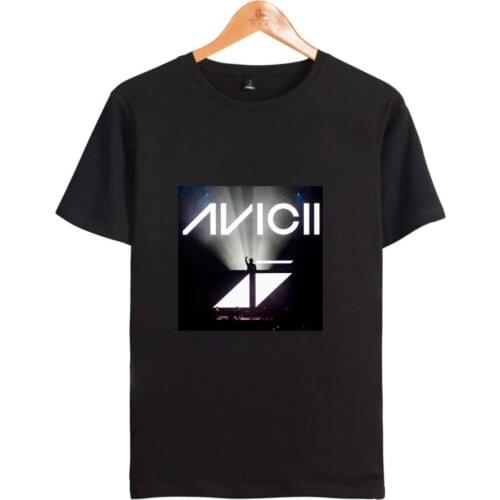 DJ avicii T Shirt Men and Women Casual Short Sleeve tshirt Streetwear Spring Summer T-Shirt Hip Hop T Shirts Tops Brand Clothes