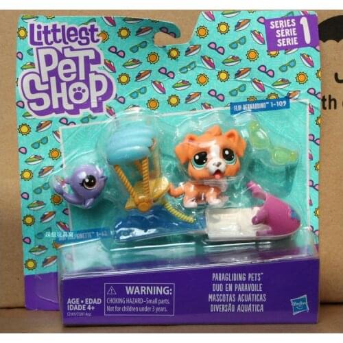 Hasbro Littlest Pet Shop Cat Dog Action Figure Toys Cute Anime LPS Pets Model Figurnies Collectible Animals Toy Ornament Gift