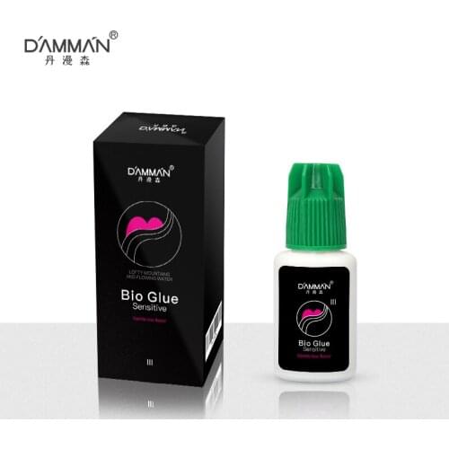 Damman 7ml 1-2 Second Fast Drying Strong False Eye Lash Extension Glue Adhesive Retention 7-8 Weeks Low Smell Mink Eyelash Glue