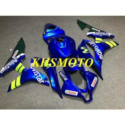 Motorcycle Fairing kit for CBR600RR F5 07 08 CBR 600RR 2007 2008 cbr600rr ABS Blue green Fairings set+gifts HG54