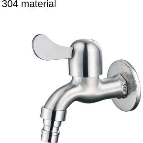 304 Stainless Steel Faucet, Washing Machine Pointed Faucet, Mop Pool Mesh Faucet, Quick Billing, Cold 4 Points Faucet