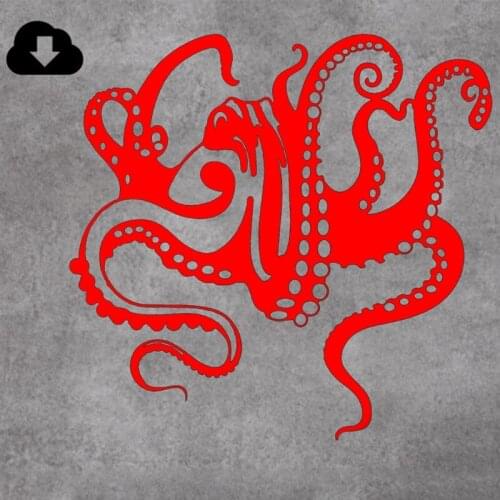 Octopus Metal Cutting Dies Stencil DIY Scrapbooking Album Paper Card Template Mold Embossing Craft Decoration