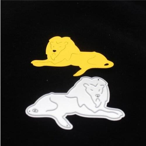 YINISE 507 Lion Metal Cutting Dies For Scrapbooking Stencils DIY Album Paper Cards Decoration Embossing Folder Die Cuts CUTTER