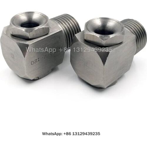 Dust Suppression Application Nozzle,High quality whirljet AT-W Right Angle Mount Type Wide Angle Hollow Cone Nozzle
