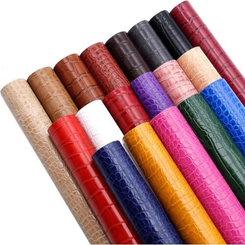 Solid Color Bump Texture Faux Leather Sheets Snake Pattern Textured Synthetic Leather Fabric 20x33cm for DIY Handbags Pouches