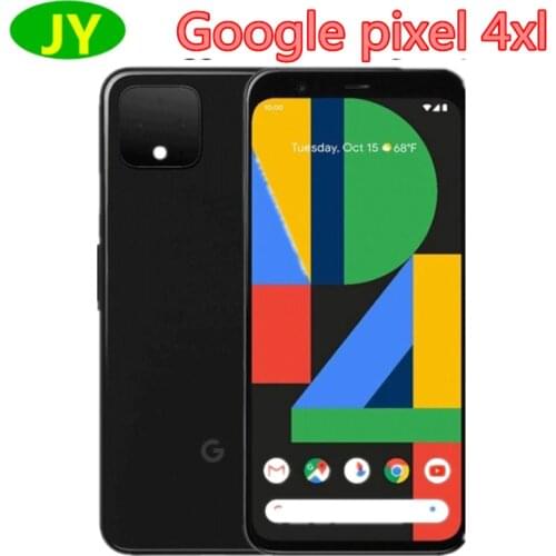 Original desbloqueado google pixel 4 xl 6.3 "polegadas octa núcleo único sim 4g lte android celular 6gb ram 128gb rom smartphone