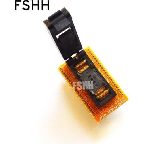Clamshell TSOP40 to DIP40 Programmer adapter TSOP40 test socket Pitch=0.5mm