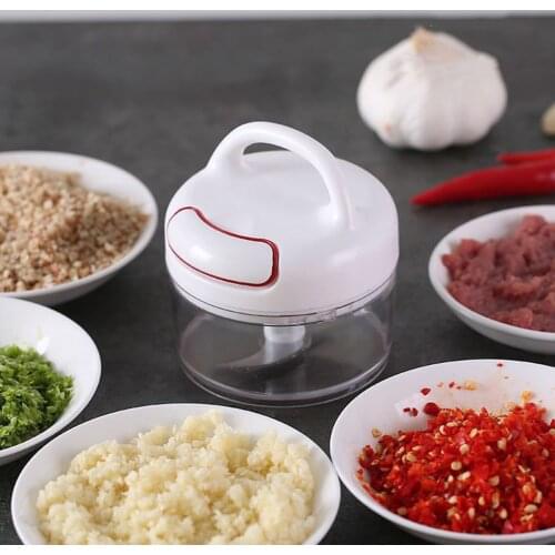 Mini Manual Garlic Press Multi-function Garlic Grinding Chopper Food Vegetables Cutter Meat Grinders Kitchen Tool Garlic Masher