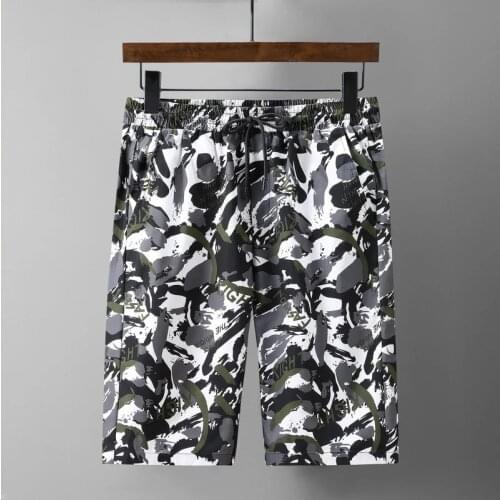 Summer men shorts letter print cool sports high street Camouflage shorts loose plus size 8XL 10XL 12XL oversize shorts 56 60 70