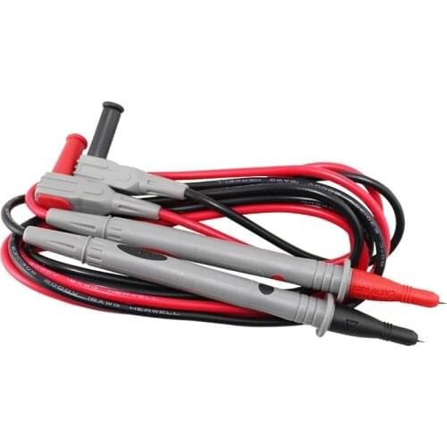 UNI-T UT-L27 1000V 10A Probe Test Lead Pin Pin Multimeter Tester Lead Probe Lead Wire Pen Cable Male Thread Probe