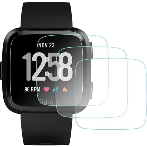 1/2/3pcs 2.5D 9 H high hardness tempered glass film protective film for Fitbit Versa intelligent clock tempered protective film