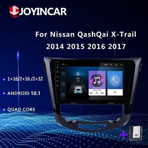 10.1" Car Multimedia Android 9.1 for Nissan X-Trail Qashqai GPS 2014 2015 2016 2017 Radio wifi BT Stereo 2din