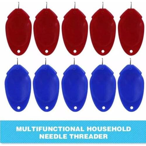 10PCS Simple Threader Needle Wire Line Insertion Hand Sewing Stitch Tool Handwork Needle Wear Line Sheet Sewing Accessories