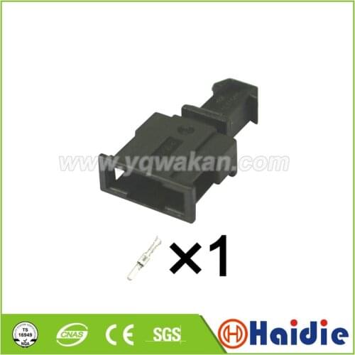 5sets tyco 1pin Auto female plug for VW plastic sensor unsealed connector 1-929595-1
