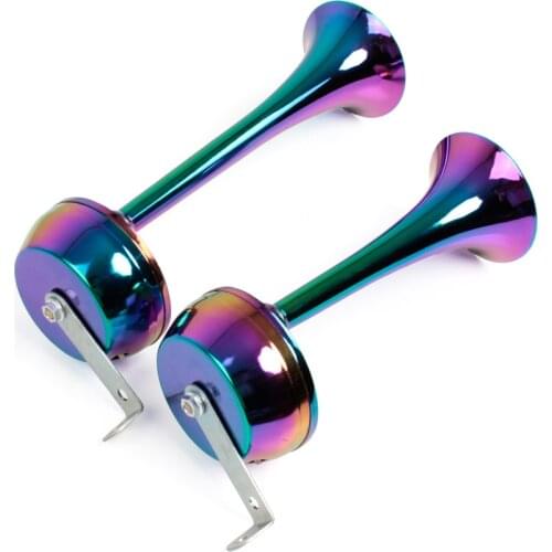 Fabin automobile electric whistle all-metal colorful chrome-plated electric horn car horn waterproof car horn super loud