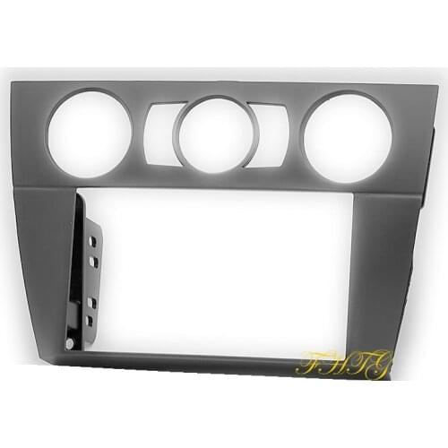 Car Radio Fascia,Dash Kit is suitable for BMW 3 (E90-E91) (Manual AC) ,Double Din Car Audio Frame