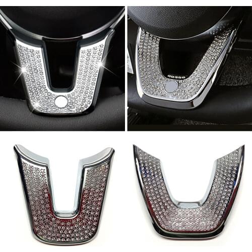 For Mercedes Benz CLA Class CLA180 CLA200 CLA220 2020 2021 Car Steering Wheel Refit Diamond Trim Crystal Sticker Decoration