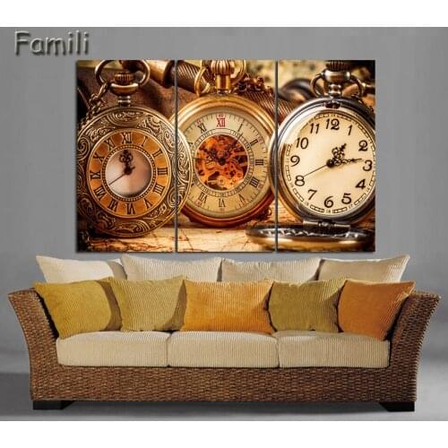 3Picture Painting By Numbers Home Decoracion Painting Modern Picture For Living Room Decorative Print On Canvas Art Wall Pocket