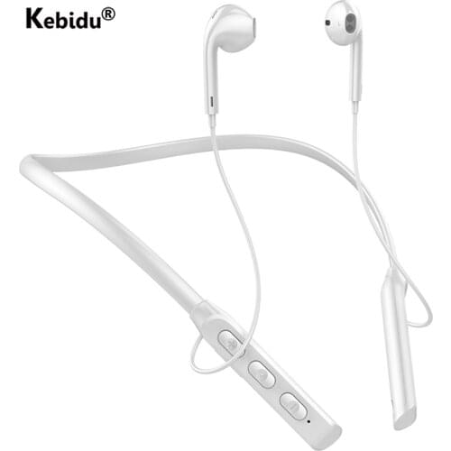 Magnetic Bluetooth Headset Neck-Style Wireless Sports Earphone Hanging Neck Bluetooth 5.0 In-ear Headphone For Running
